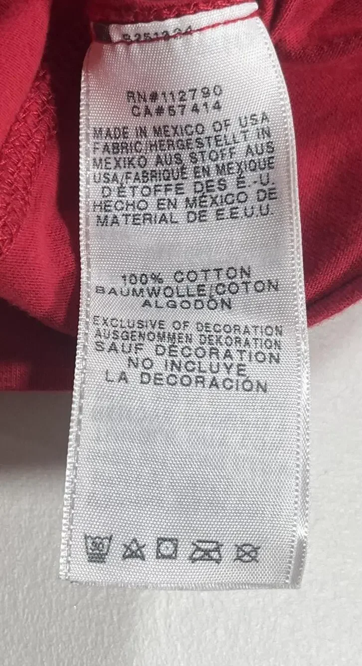 True Religion Shirt Mens 2XL Red Skull Crossbones Graphic Tee Streetwear Read